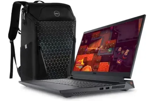 Notebook Gamer Dell G15 I5-13450hx, 8gb Ddr5 256gb Rtx 3050, 6gb Gddr6 Linux +  Mochila Dell Gaming 17